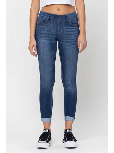 Cello Pull-On Crop Denim