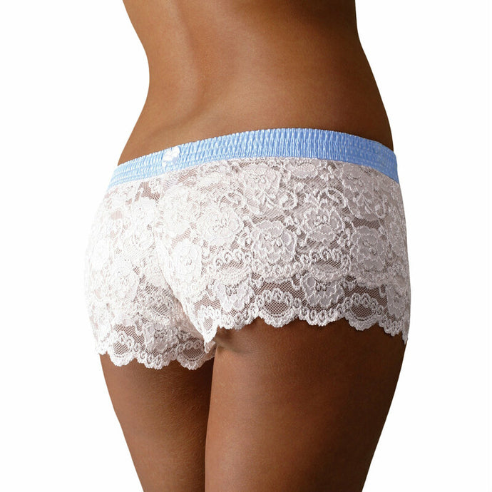 Foxers Ivory Lace Shorts