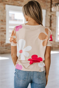 Kenzie Flower Print Top