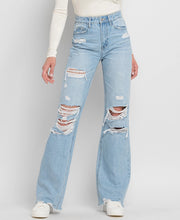 Load image into Gallery viewer, 90s Vintage Distressed Flares