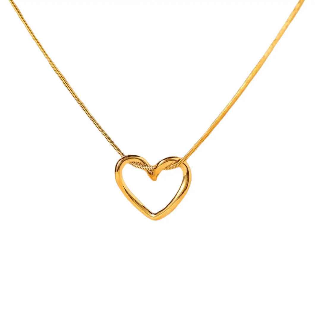 Floating Heart Necklace