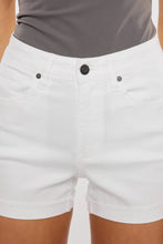 Load image into Gallery viewer, KanCan White Denim Shorts KC20006WT