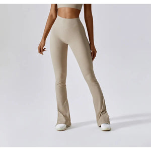 Riley Ribbed Flare Yoga Pants