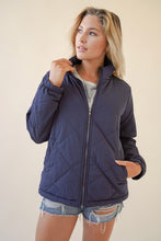 Load image into Gallery viewer, Sherpa Lined Quilted Jacket