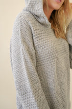 Load image into Gallery viewer, Grey Hooded Pullover