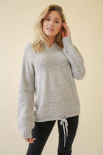 Load image into Gallery viewer, Grey Hooded Pullover