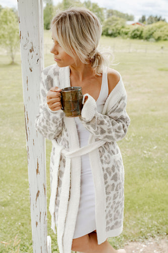 LUXE Jacquard Robe *Barefoot Dreams Dupe!*