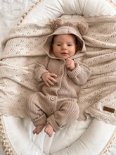 Load image into Gallery viewer, Baby Knit Hoodie Romper