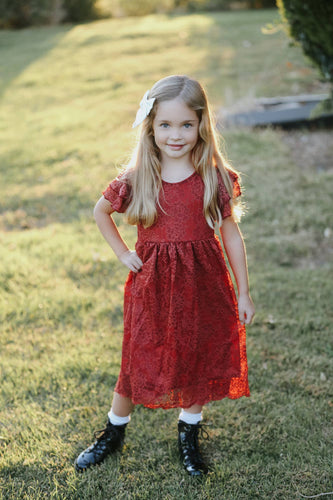 Cinnamon Eden Lace Dress