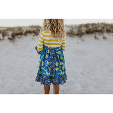 Load image into Gallery viewer, Olivia Mustard Stripe Twirl Dress