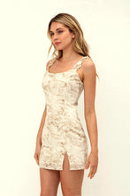 Load image into Gallery viewer, Marble Ruffle Strap Dress