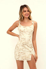 Load image into Gallery viewer, Marble Ruffle Strap Dress