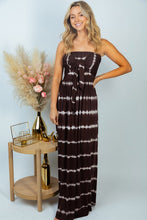 Load image into Gallery viewer, Sleeveless Tie-dye Stripe Maxi