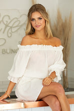 Load image into Gallery viewer, Off-shoulder Cotton Dress