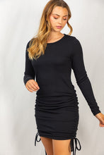 Load image into Gallery viewer, Ruched Hip Tie Dress