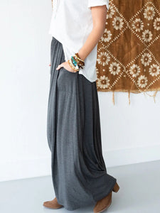Pocketed Maxi Skirts